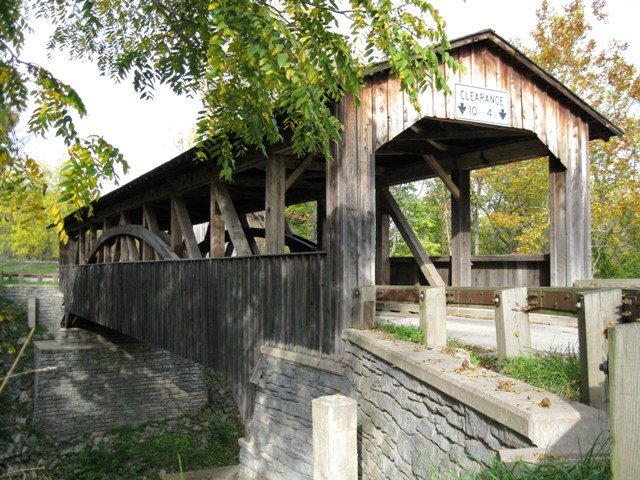 Pennsylvania has many covered bridges & many rural citizens with no real police protection: photo by Rich Hill.