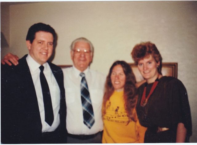 Donald Weiss & His Three Children: Donna, Jeff and Lisa, 1980: photo courtesy of Lisa Weiss Robinson.